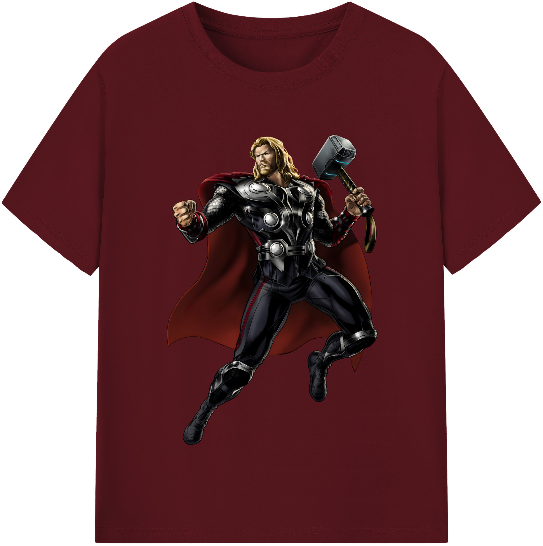 （画像用） アベンジャーズ The Avengers 綿100％半袖Tシャツ（フロントプリント）